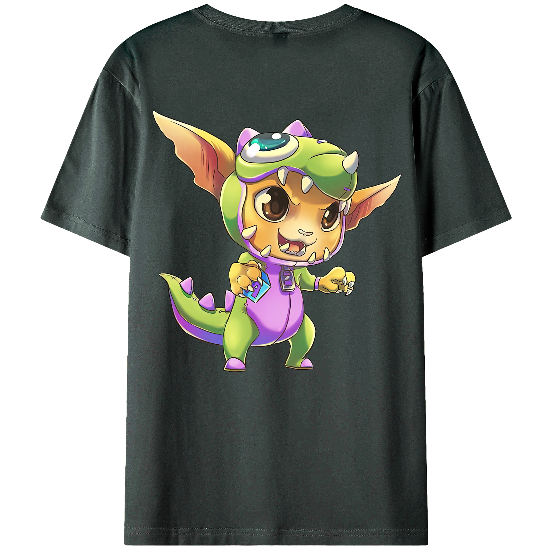 リーグ・オブ・レジェンド League of Legends LOL 綿100％ メンズ半袖Tシャツ（バックプリント） 通気性